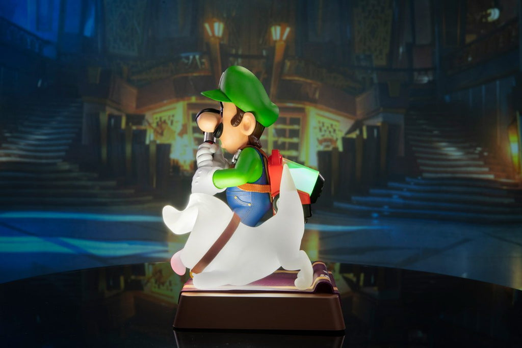 First 4 Figures 9-inch Luigi and Ghost Dogs, Haunted House 3, Luigi's Mansion 3 Figures, LM03CO