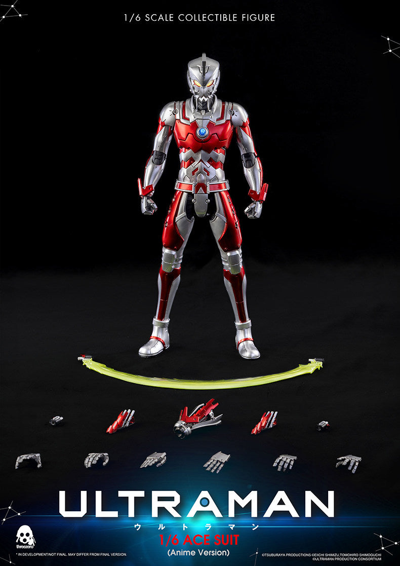 Threezero 3A 1/6 Ultraman Ace Anime Version Articulated Figure 3Z0131