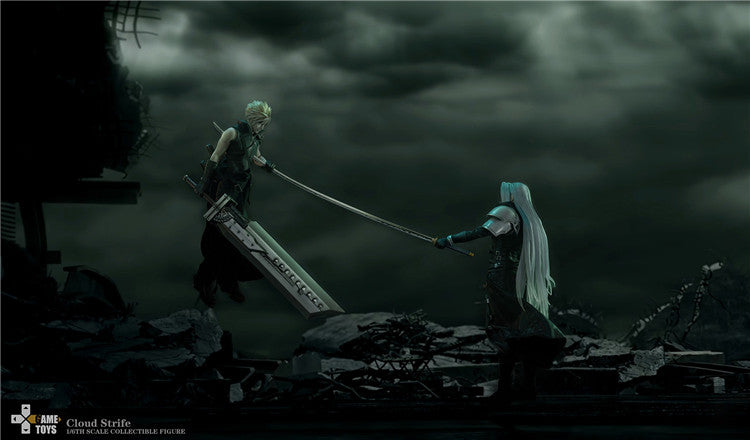 GAMETOYS 1/6 Fantasy Warriors AC Version Final Cloud Action Figure GT-006