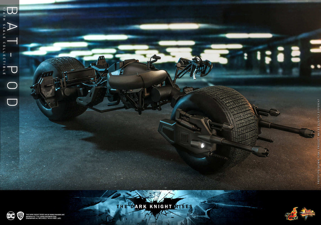 HOTTOYS 1/6 Dark Knight Bale Batman Motorcycle DX19 Action Figure MMS591