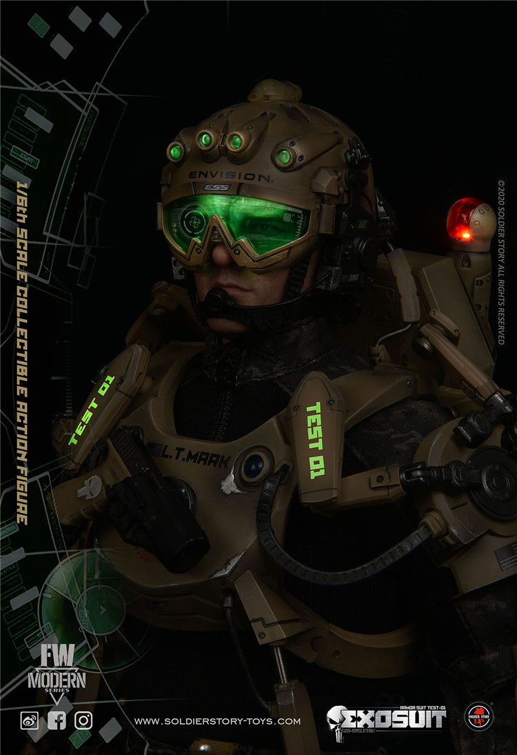 SoldierStory 1/6 Individual Exoskeleton Armor Suit Edge of Tomorrow Soldier Doll SS122