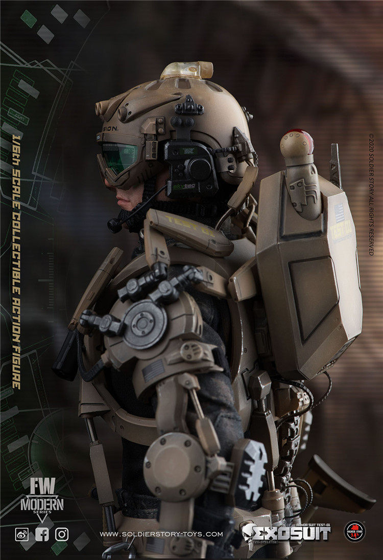 SoldierStory 1/6 Individual Exoskeleton Armor Suit Edge of Tomorrow Soldier Doll SS122