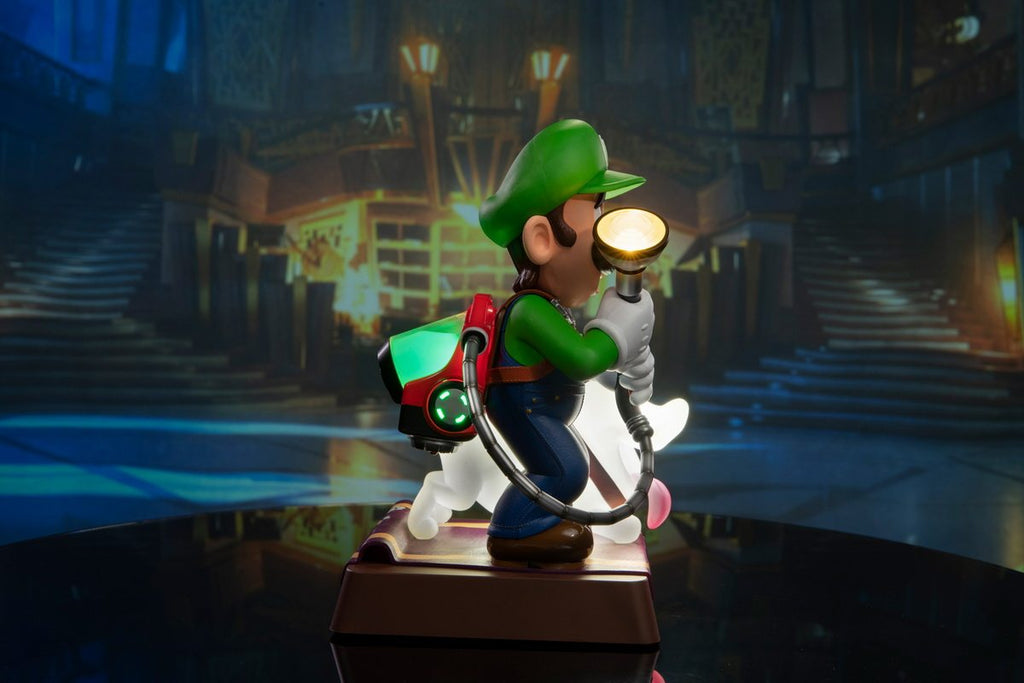 First 4 Figures 9-inch Luigi and Ghost Dogs, Haunted House 3, Luigi's Mansion 3 Figures, LM03CO