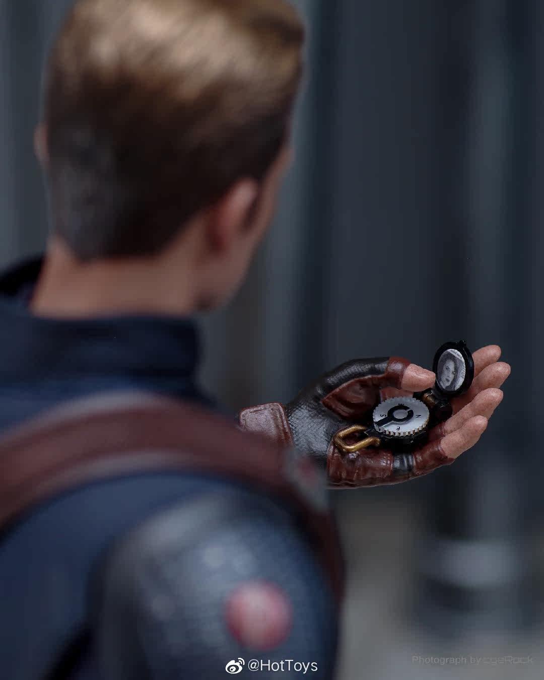 HOTTOYS HT 1/6 Avengers: Endgame Captain America 7.0 Articulated Soldier Figure MMS536