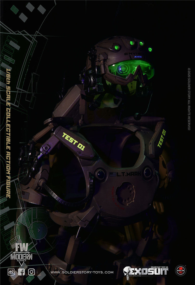 SoldierStory 1/6 Individual Exoskeleton Armor Suit Edge of Tomorrow Soldier Doll SS122