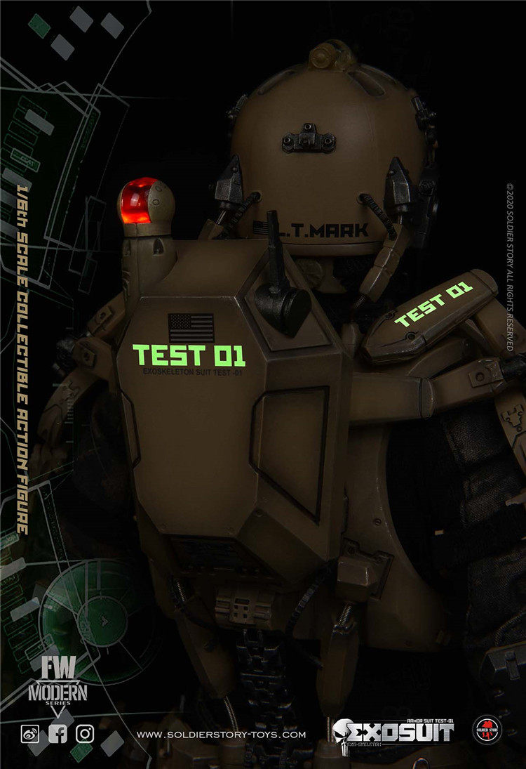 SoldierStory 1/6 Individual Exoskeleton Armor Suit Edge of Tomorrow Soldier Doll SS122