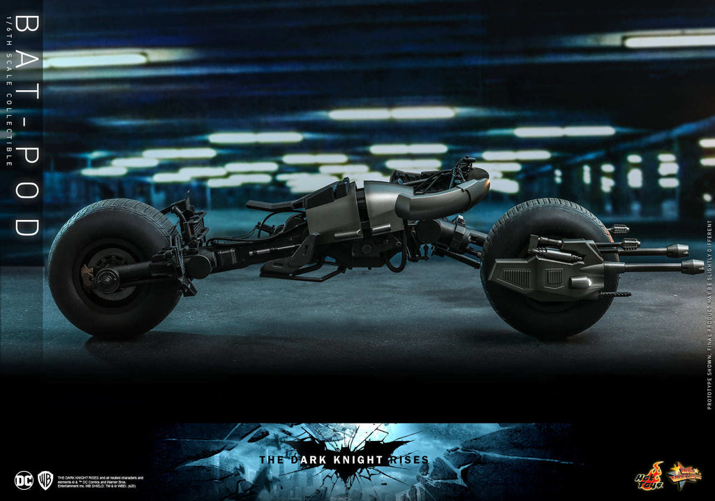 HOTTOYS 1/6 Dark Knight Bale Batman Motorcycle DX19 Action Figure MMS591