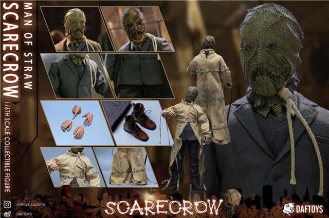 DAFTOYS F03 1/6 non-HT movable Scarecrow Batman Dark Knight villain movable figure