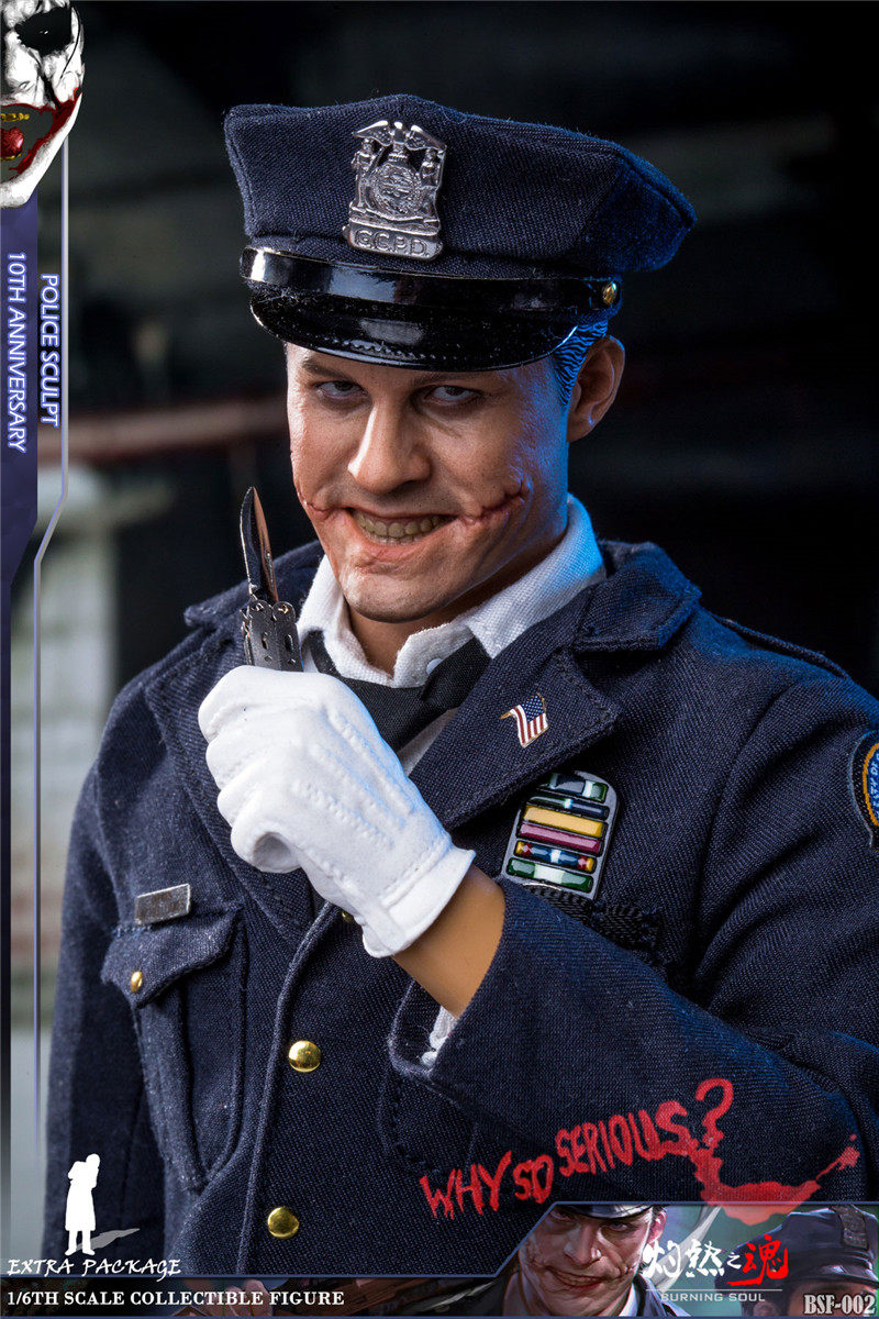 Searing Soul 1/6 Soldier Police Clown BSF002 Batman Heath Ledger JOKER Action Figure