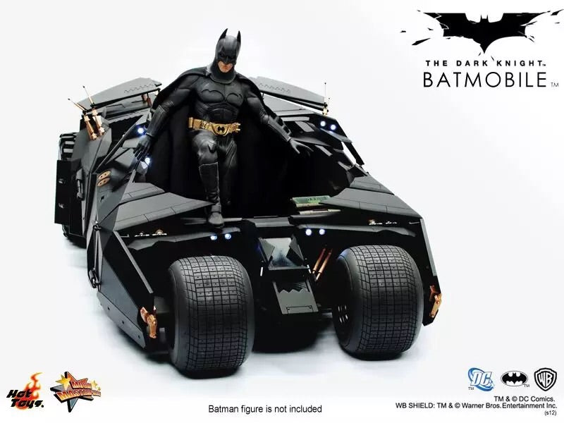 HotToys HT 1/6 Black Batmobile DX12 Batman Dark Knight Vehicle MMS69  action figures