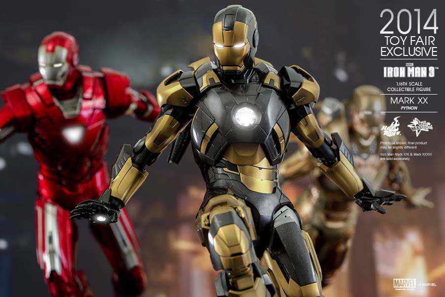 HotToys HT 1/6 2014 Venue Limited Edition Iron Man MK20 MMS248 Python Action Figure