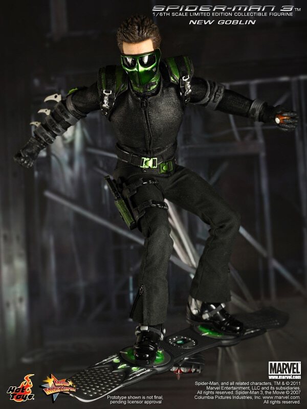 HotToys HT 1/6 Spider-Man 3 Green Goblin 2nd Generation NewGoblin Little Green Goblin MMS151 Action Figure