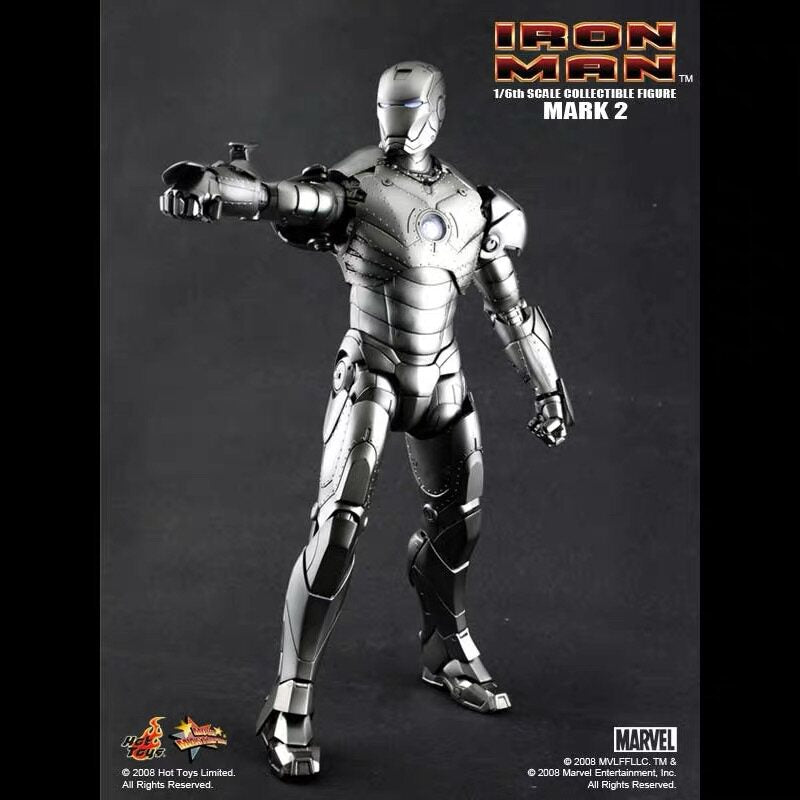 HT 1/6 MMS78 Iron Man MK2 1.0 First Edition Tony Heart Plastic Action Figure