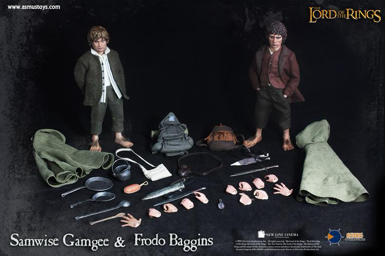 AsmusToys Lord of the Rings Lord of the Rings 1/6 FRODO Sam SAM Set Dwarf Limited