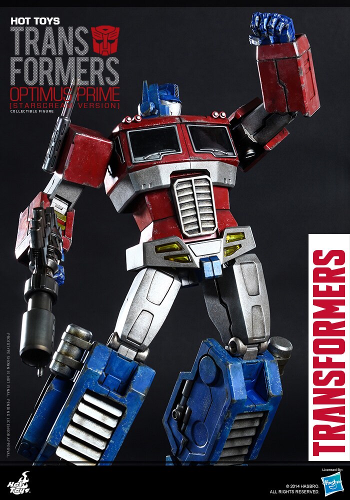 Hottoys HT TF001 1/6 Transformers G1 Optimus Prime VIP Starscream Fitted Version Action Figure
