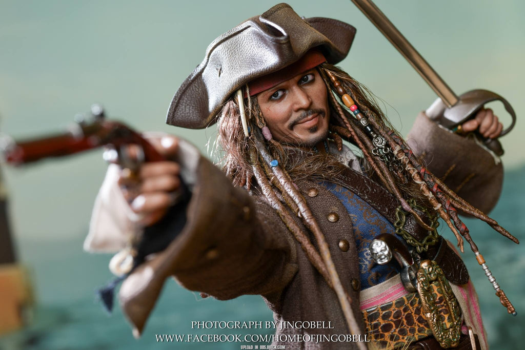 Hottoys HT 1/6 DX15 06 Pirates of the Caribbean 5: Dead Men Tell No Tales Captain Jack Sparrow action figure