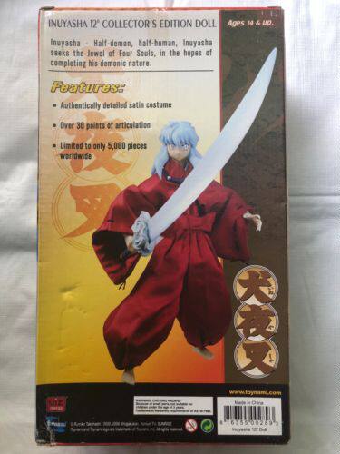 Toynami — Inuyasha 12-inch Articulated Action Figure (1/6 Scale) — Limited Edition Collectible