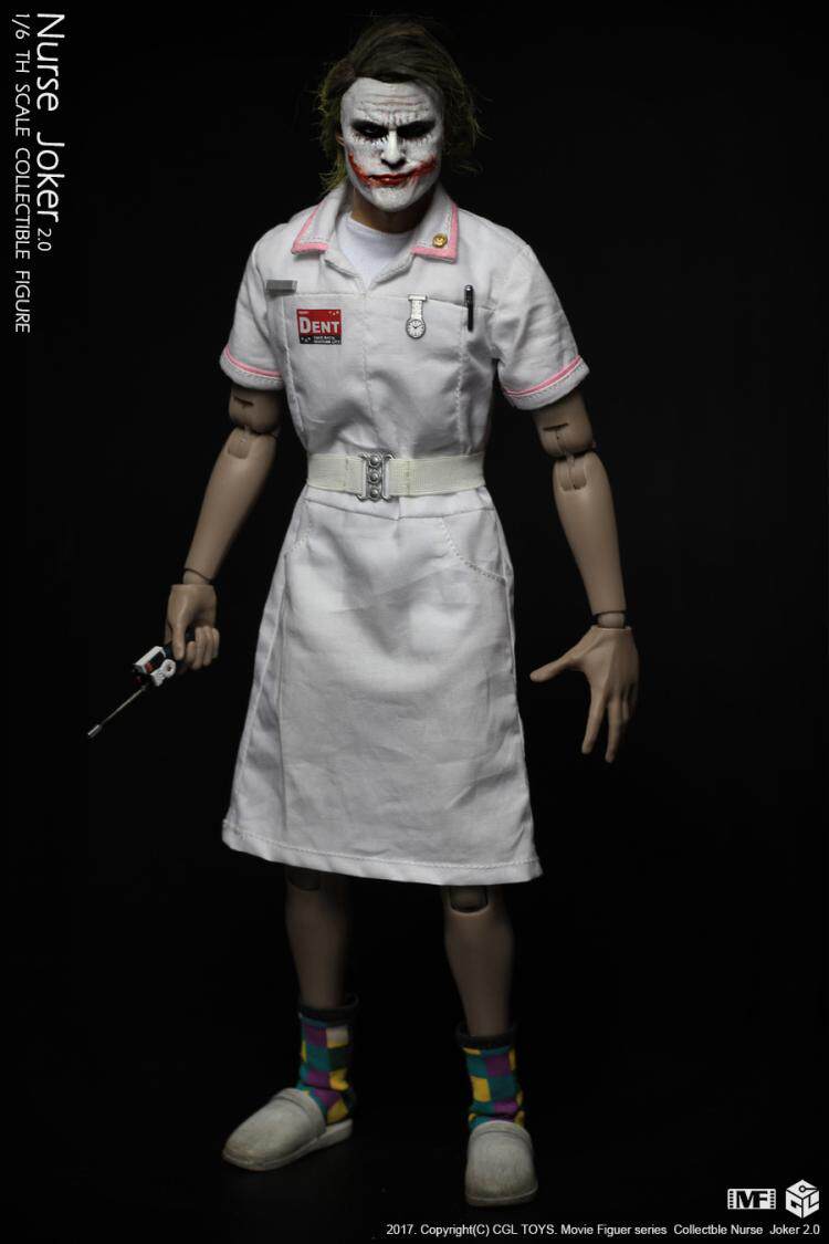 CGLTOYS MF11 1/6 Batman Nurse Clown 2.0 Double Headed Sculpture Action Figure
