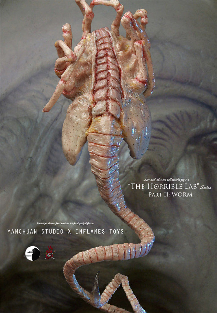 Inflames Toys Volume 2 Alien Facehugger Worm Toy
