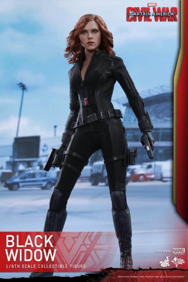 HotToys HT 1/6 MMS365 Captain America 3 Civil War Black Widow 5.0 action figures