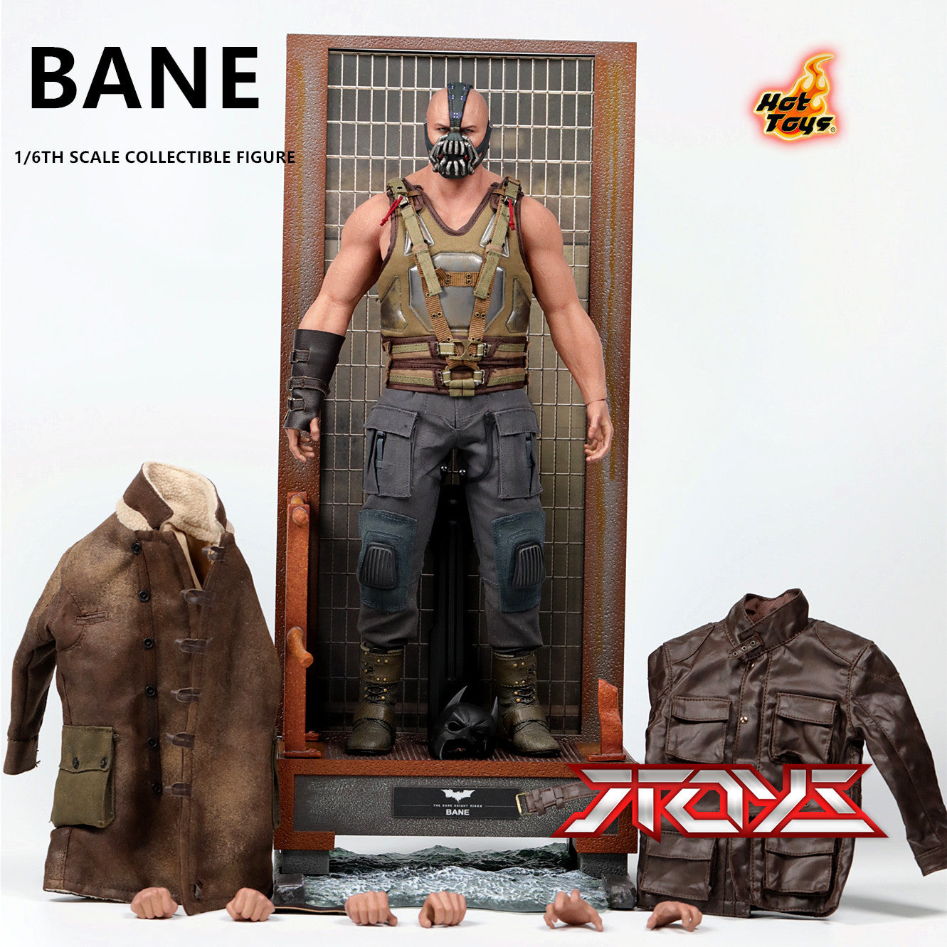 HT 1/6 MMS689 Batman The Dark Knight Rises Bane 2.0 Plastic Covered Action Figure