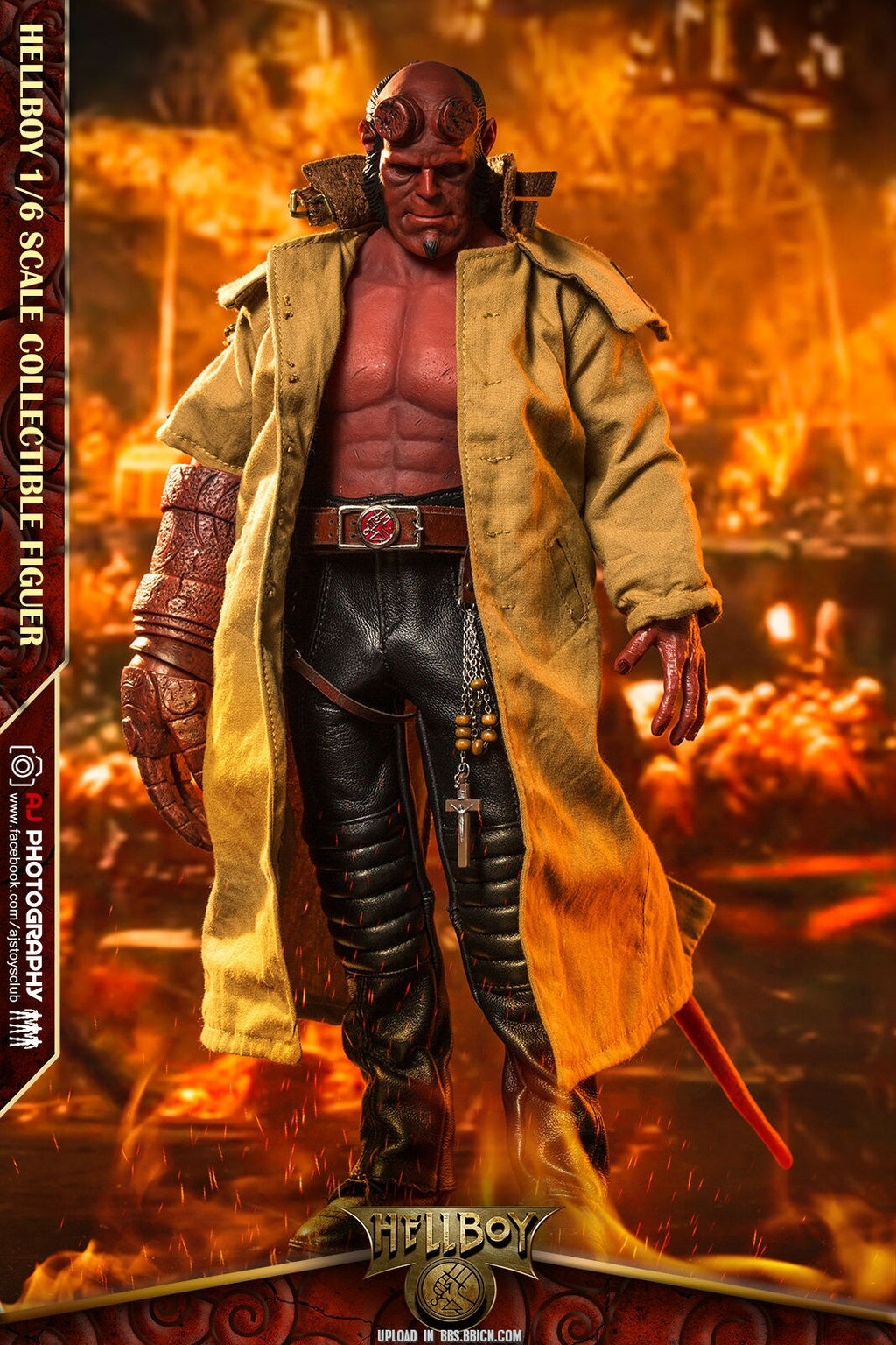 ARTOYS 1/6 Hell man HELLBOY four head sculpts action figures