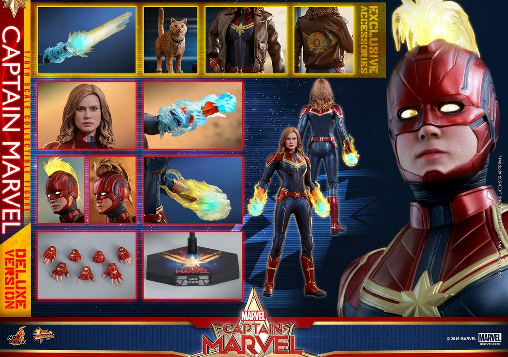 HT Hot Toys 1/6 Avengers: Captain Marvel Action Figure (Standard Version)