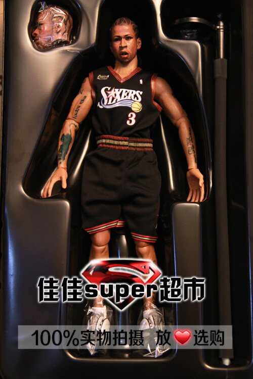 Non-EB HT ENTERBAY 1/6 Allen Iverson NBA Basketball Action Figure