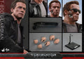HOTTOYS MMS307 Terminator 5 Genesis T800 Elderly Version Arnold Double Headed Sculpture Action Figure