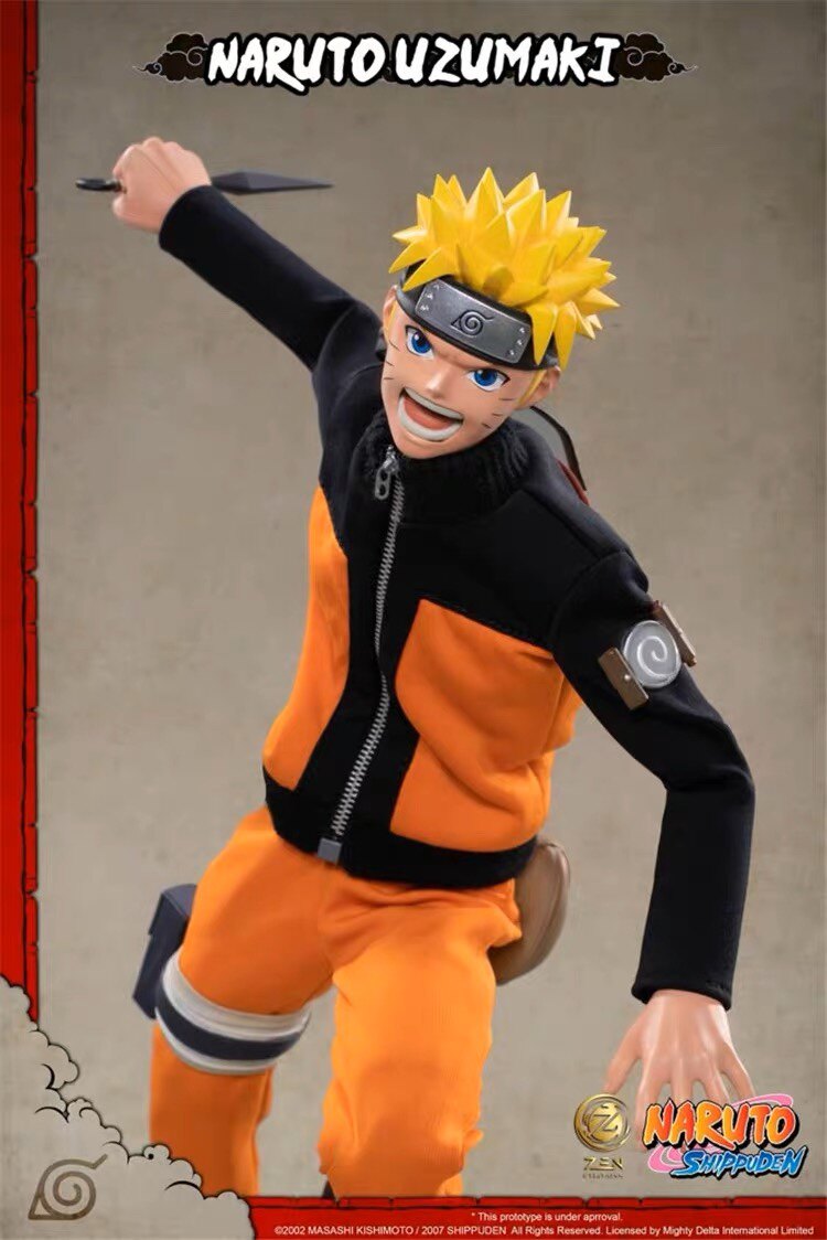 Zen Creations Genuinely Authorized 1/6 Naruto Uzumaki Naruto Action Figure