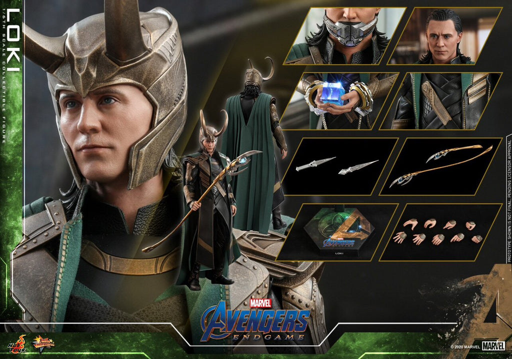 HOTTOYS Loki Avengers 4 Endgame MMS579 4.0 Action Figure