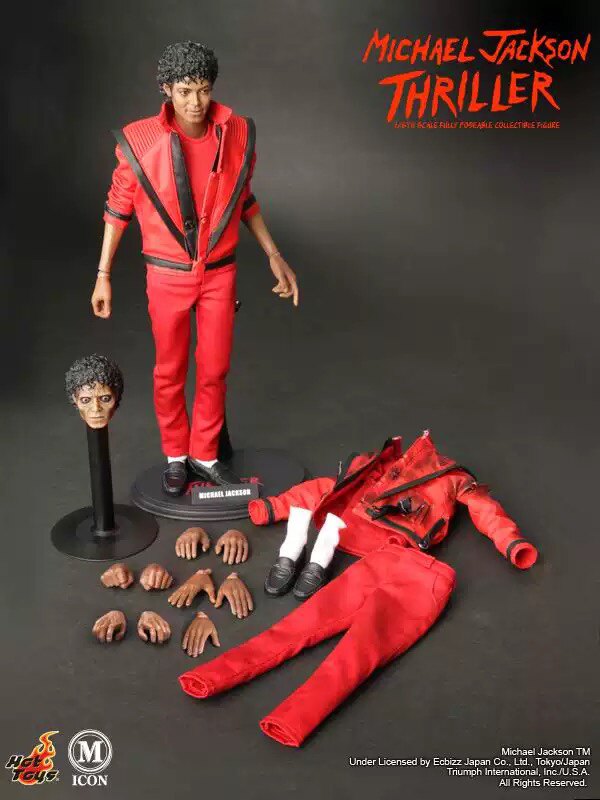 HotToys 1/6 MIS09 Michael Jackson Thriller Michael Jackson Action Figure