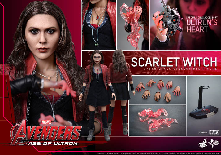 HT Hottoys 1/6 Scarlet Witch 1.0 Avengers 2 WandaVision Marvel MMS301 Action Figure