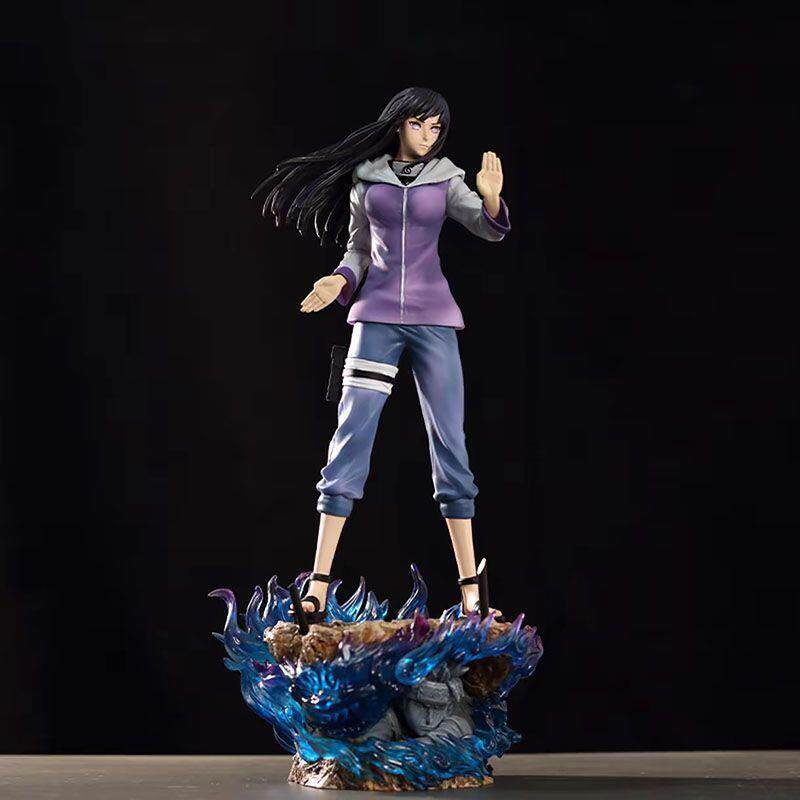 Naruto Hinata Hinata Figure 34cm Large Size Scene Stand Ninja Statue