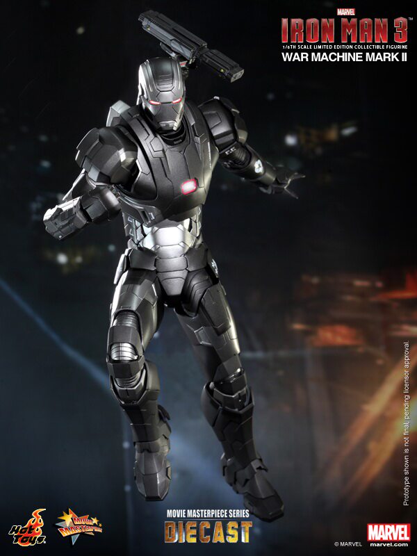 Hot Toys HT 1/6 Iron Man 3 Die-cast Alloy MK2 War Machine 2.0 MMS198