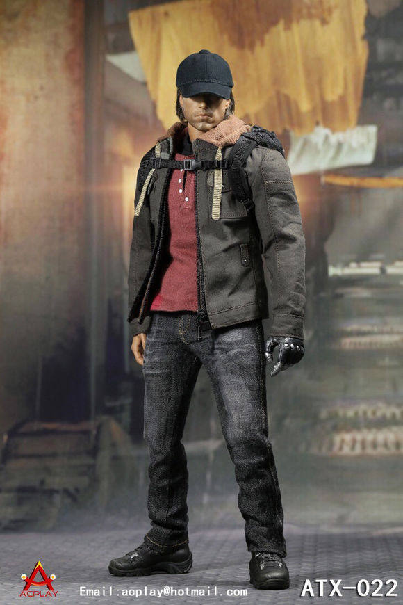 Non-HT EB ACPLAY 1/6 ATX022 Civil War Stealth Civil War Winter Soldier Action figures come with a floor stand