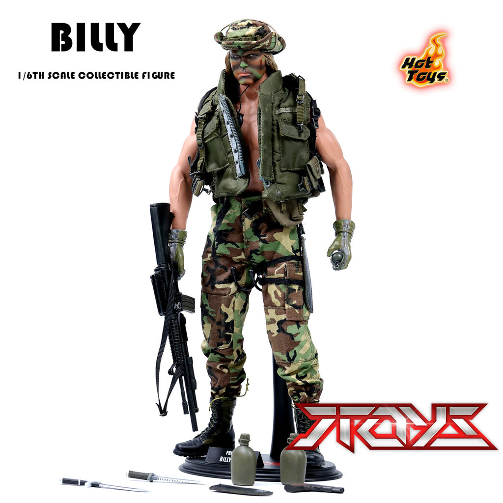 HT HOTTOYS Billy Predator Arnoldachi Jungle 1/6 12-inch rubber-coated movable figure