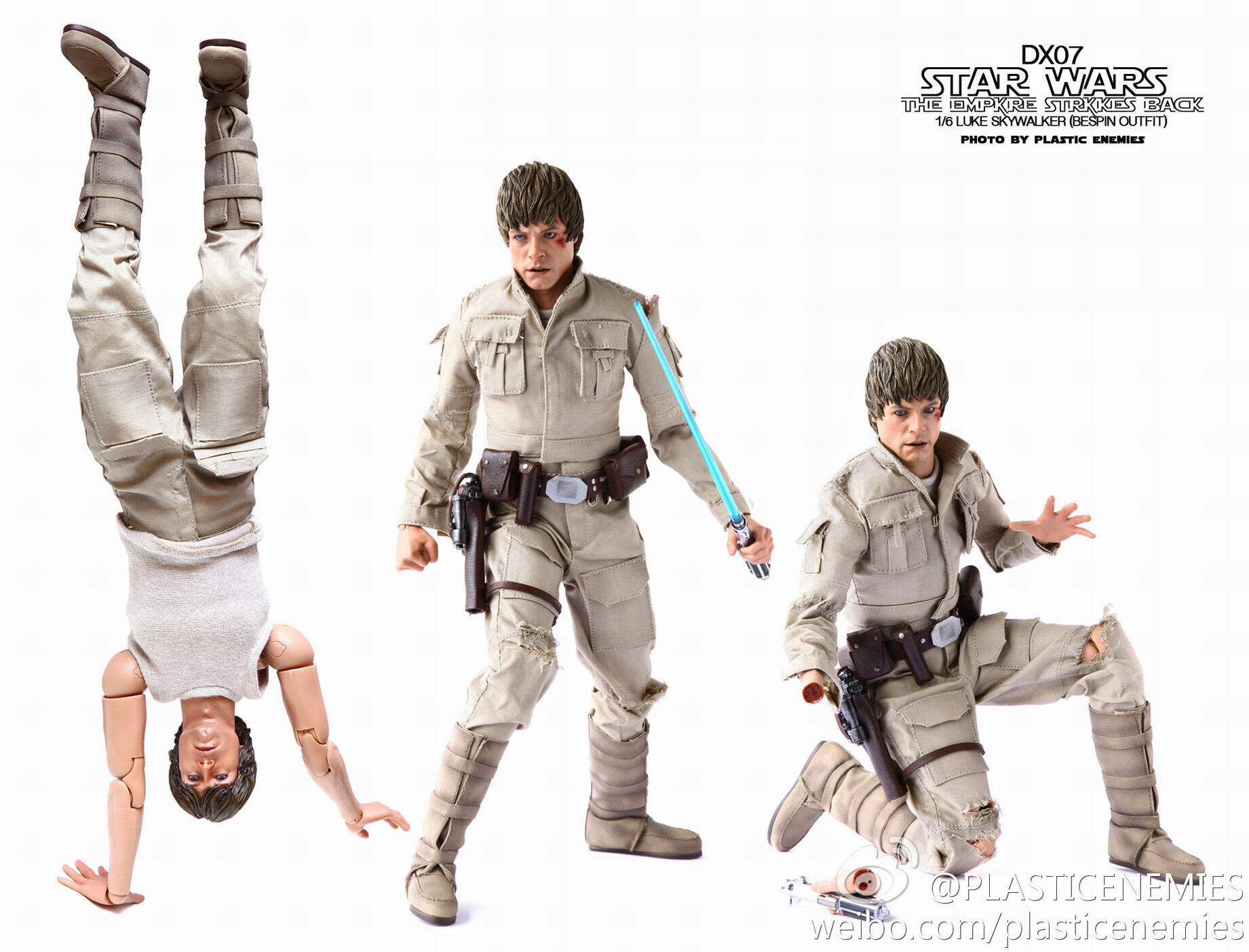 HT 1/6 Star Wars Luke Skywalker Double Body Double Headed Sculpture Movable Eyes DX07 Action Figure