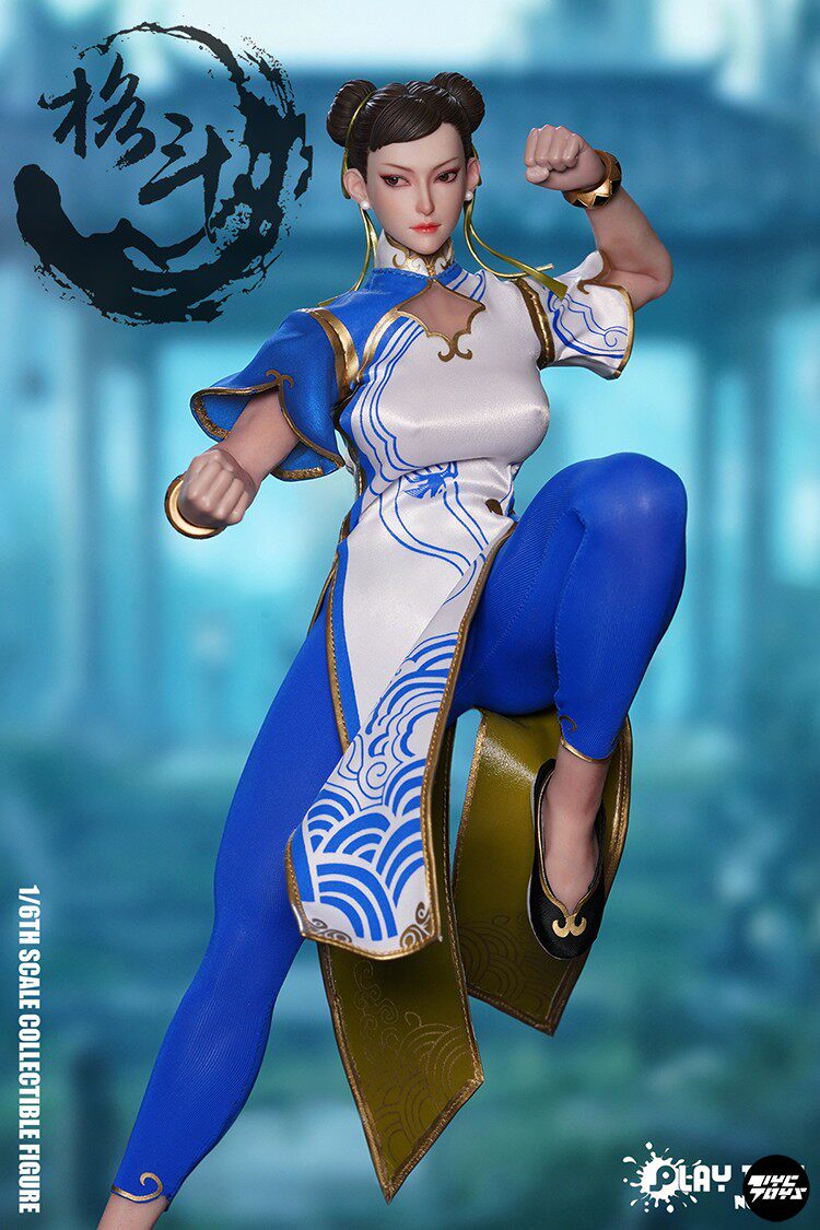 PLAY TOY "Fighting Goddess" Chun-Li (6th Edition) 1/6 Scale Action Figure (P026)
