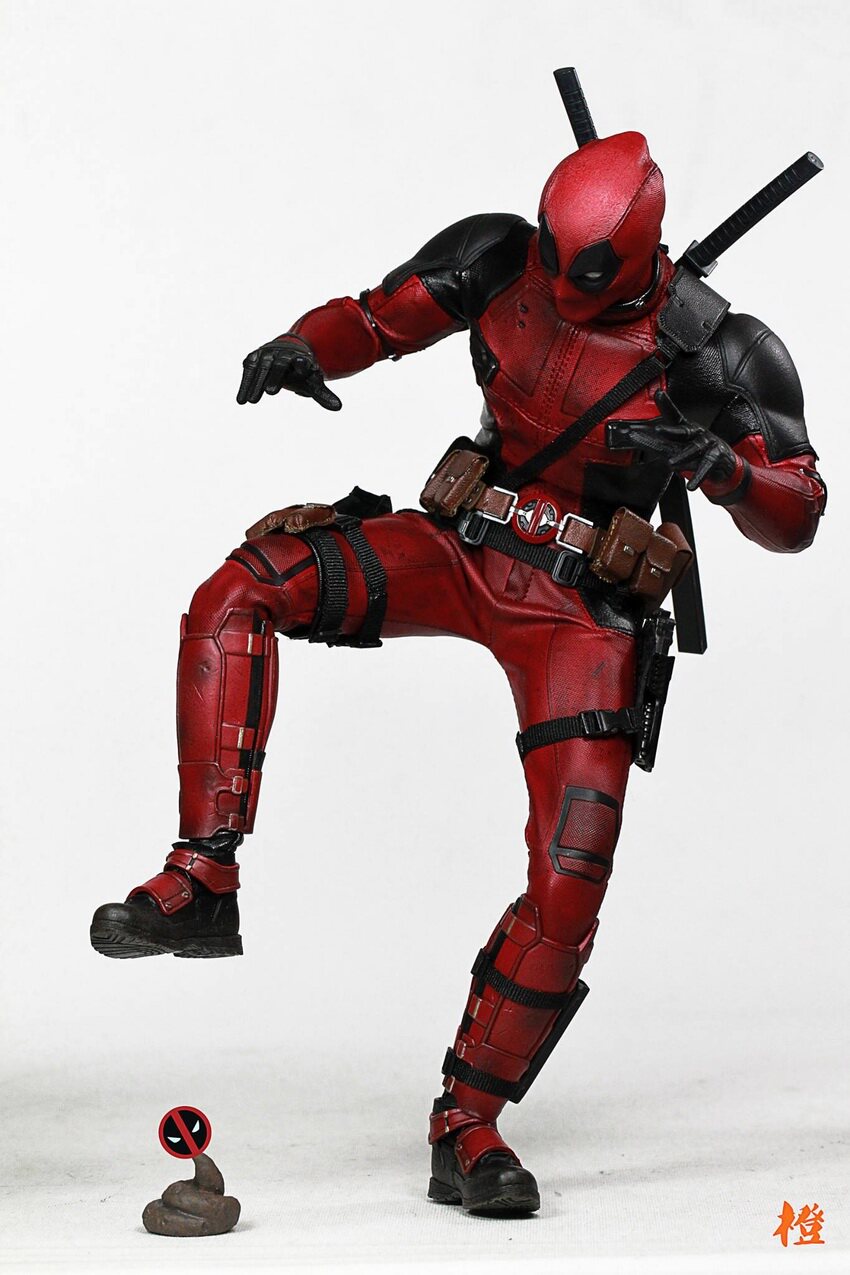 HT HOTTOYS 1/6 Deadpool Deadpool 1.0 2.0 First Edition MMS347 Model Action Figure