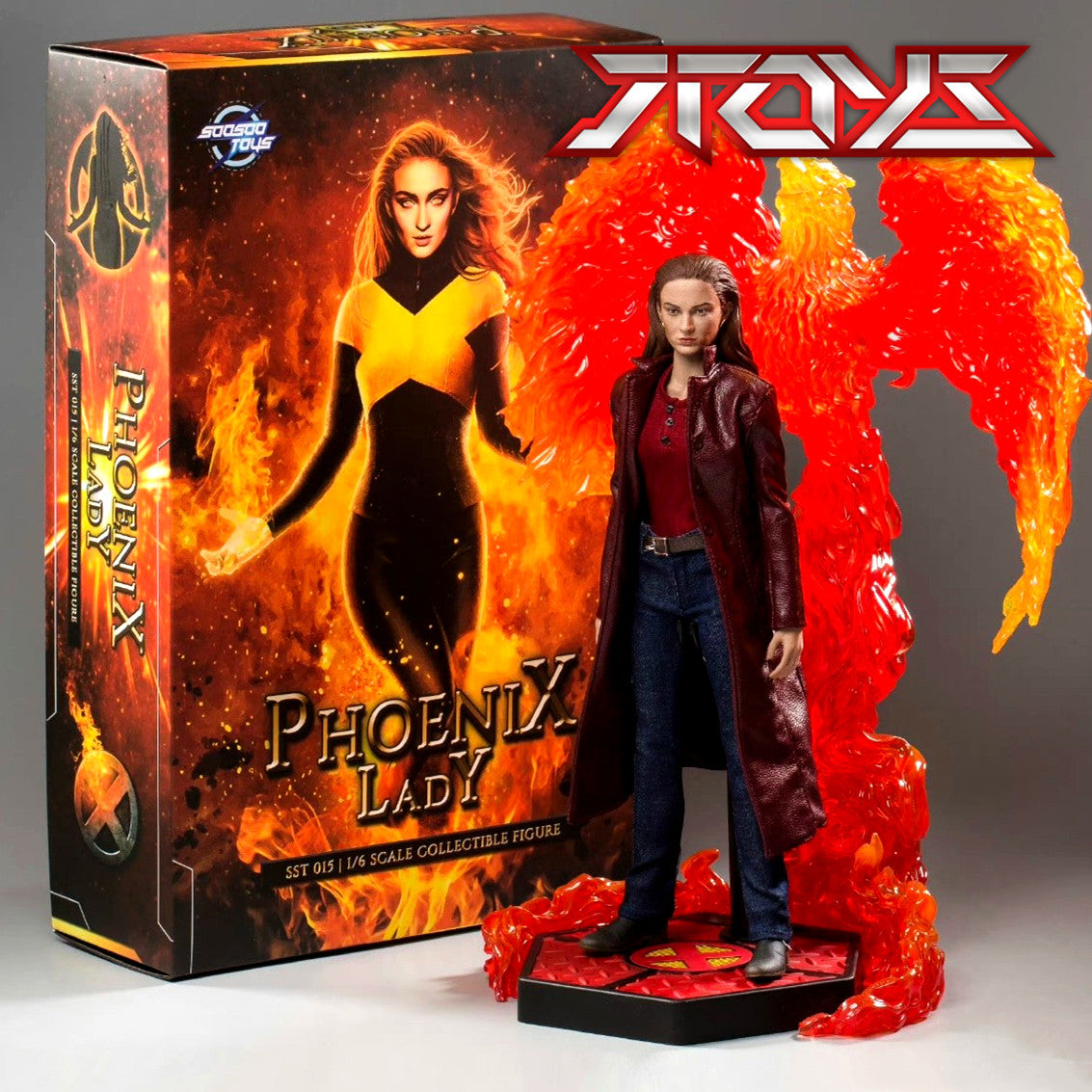 SoosooToys 1/6 Phoenix Lady Phoenix Girl Action Figure SST015 Deluxe Edition Doll Figure