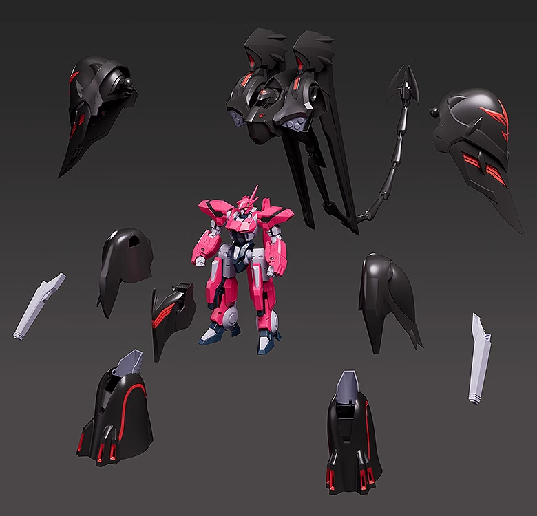 GSC MODEROID *Martian Successor Nadesico*: Dark Prince - Black Lily (Assembly Model)