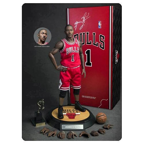 Enterbay eb NBA Rose 1/6 Bulls No. 1 Star NBA Action Figure Reprint