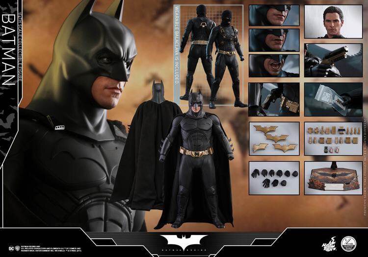 HT HotToys QS009 1/4 Batman old suit - Batman Begins Big Bat Bruce Wayne action figure