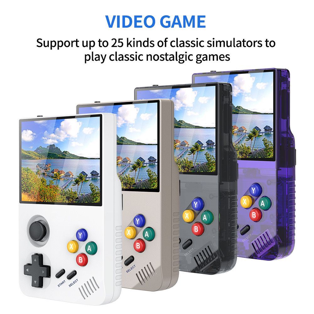 Handheld game console retro HD 64G Can connect to TV 3D Arcade 4K