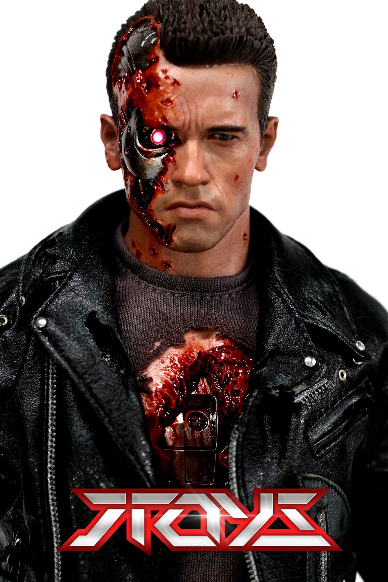 HOTTOYS HT 1/6 DX13 Terminator 2 T-800 1/6 Arnold Battle Damaged VIP Deluxe Edition  action figures