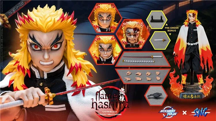 Soosootoys SC-001 Purgatory Anjuro Flame Pillar Captain Flame 1/6 Figure