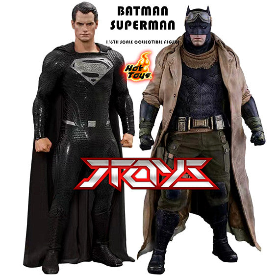 HotToys 1/6 TMS038 Justice League Black Superman 4.0 Desert Nightmare Batman Suit Action Figure