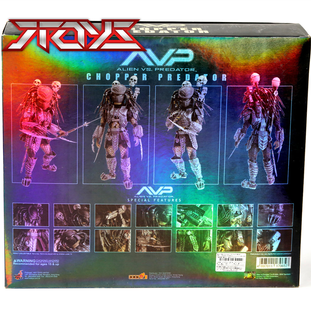 HOTTOYS HT Movie Series AVP Predator vs. Alien Warrior Predator Cat Face MMS15 Action Figure