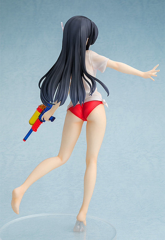 Chara-Ani: *Rascal Does Not Dream of Bunny Girl Senpai* — Mai Sakurajima (Water Gun Date) Figure — Licensed Version